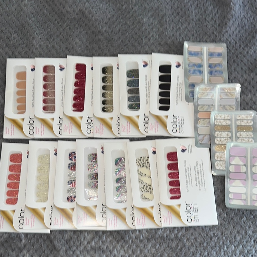 Color Street nail polish trips 13 new unopened